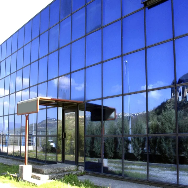 Tempered Glass Thermally Broken Building Exterior Curtain Wall Unitized System Aluminum Glass Curtain Walls