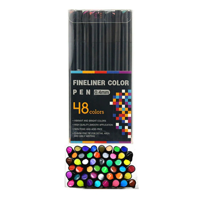 Fine Marker Point Fineliner Stylo De Course Line Drawing Pen Multicolor Stroke Pen Feiner Marker