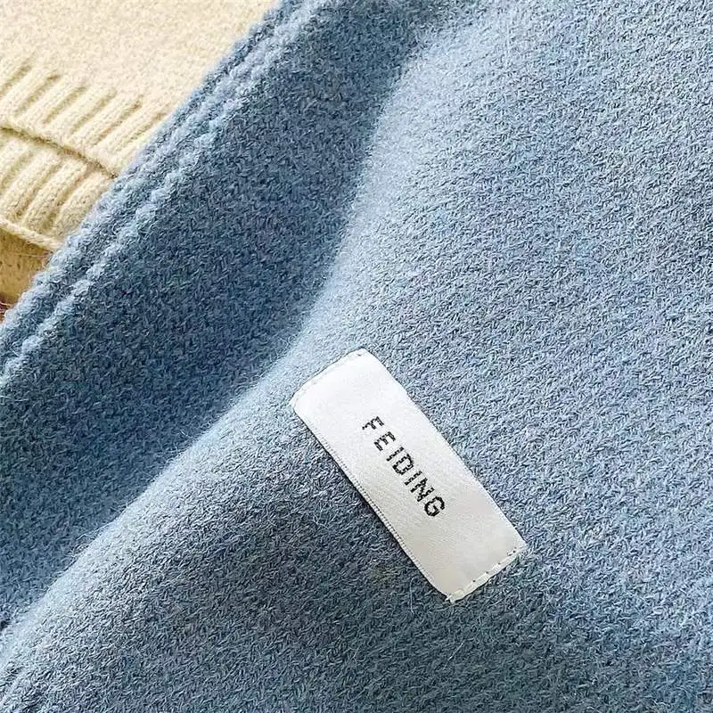 2022 Short Warm Scarf Women Cashmere Pashmina 6 Solid Colors Wool Shawls Neck Scarf Fashion Neckerchief