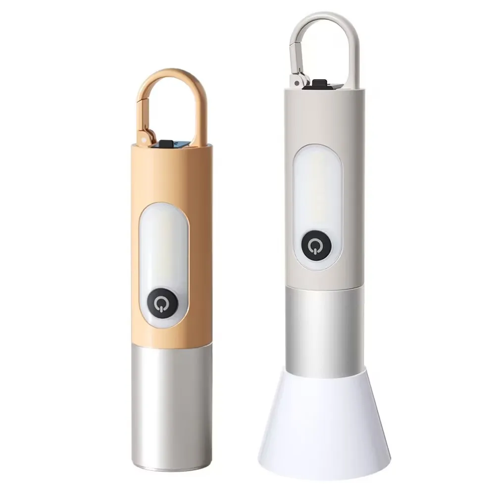 Outdoor Long Range Telescopic Zoom Torch with LED Factory Price Type-C Charging Rechargeable Battery Outdoor Camping Emergency