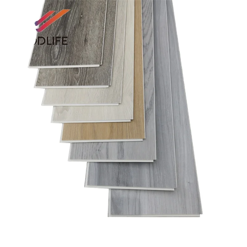 Oak Wood Design Luxury PVC Stone Plastic SPC Vinyl Floors Tiles 4mm 5mm Herringbone SPC Flooring