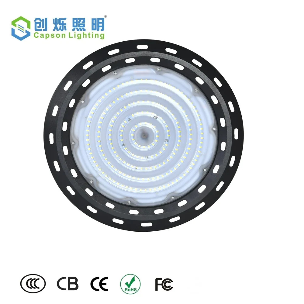 Factory Warehouse using Lamp  IP65 LED Industrial Lighting 110LM 2years Warranty UFO High Bay Light