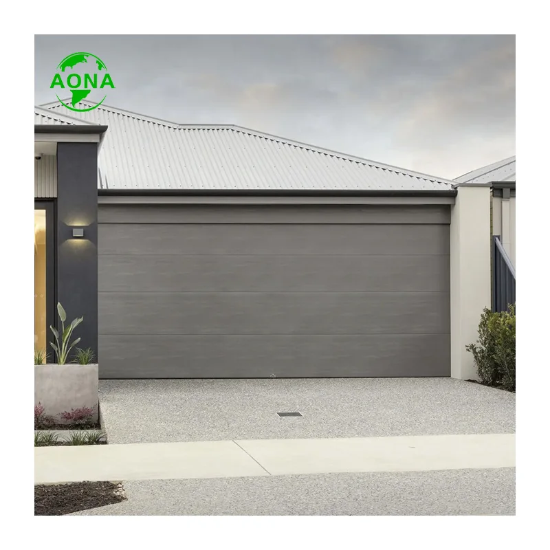 16x8 automatic autonated steel panel garage doors