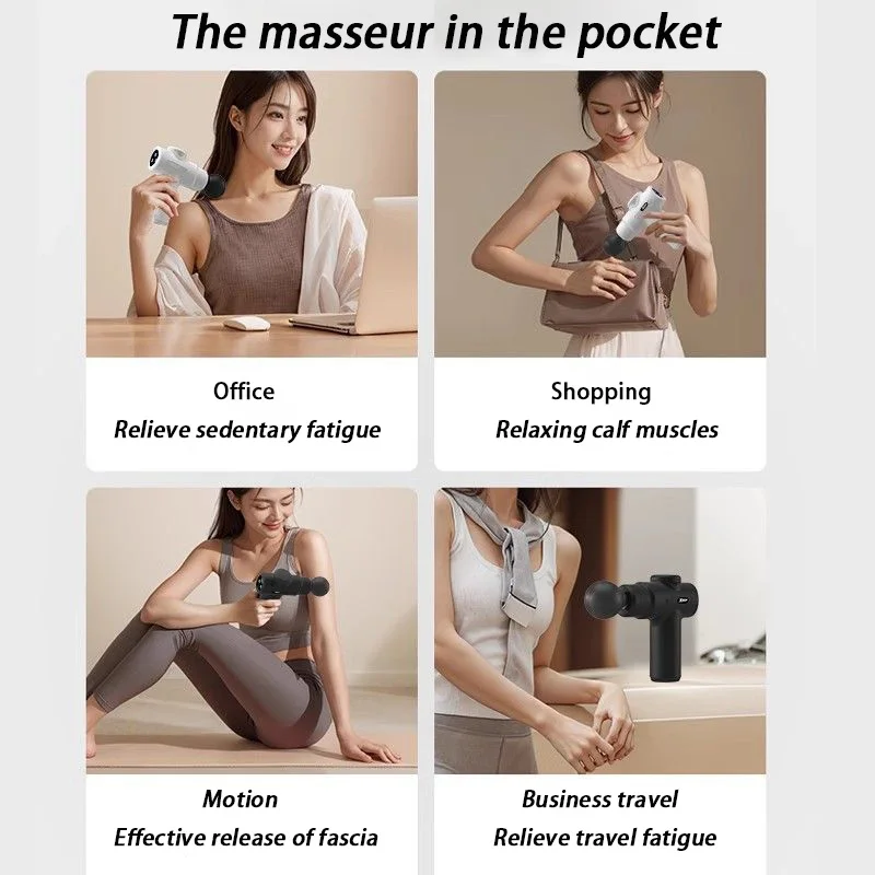 Factory Wholesale Portable Deep Tissue Electric Professional Massage Vibrating Mini Body Facial Muscle Massage Gun