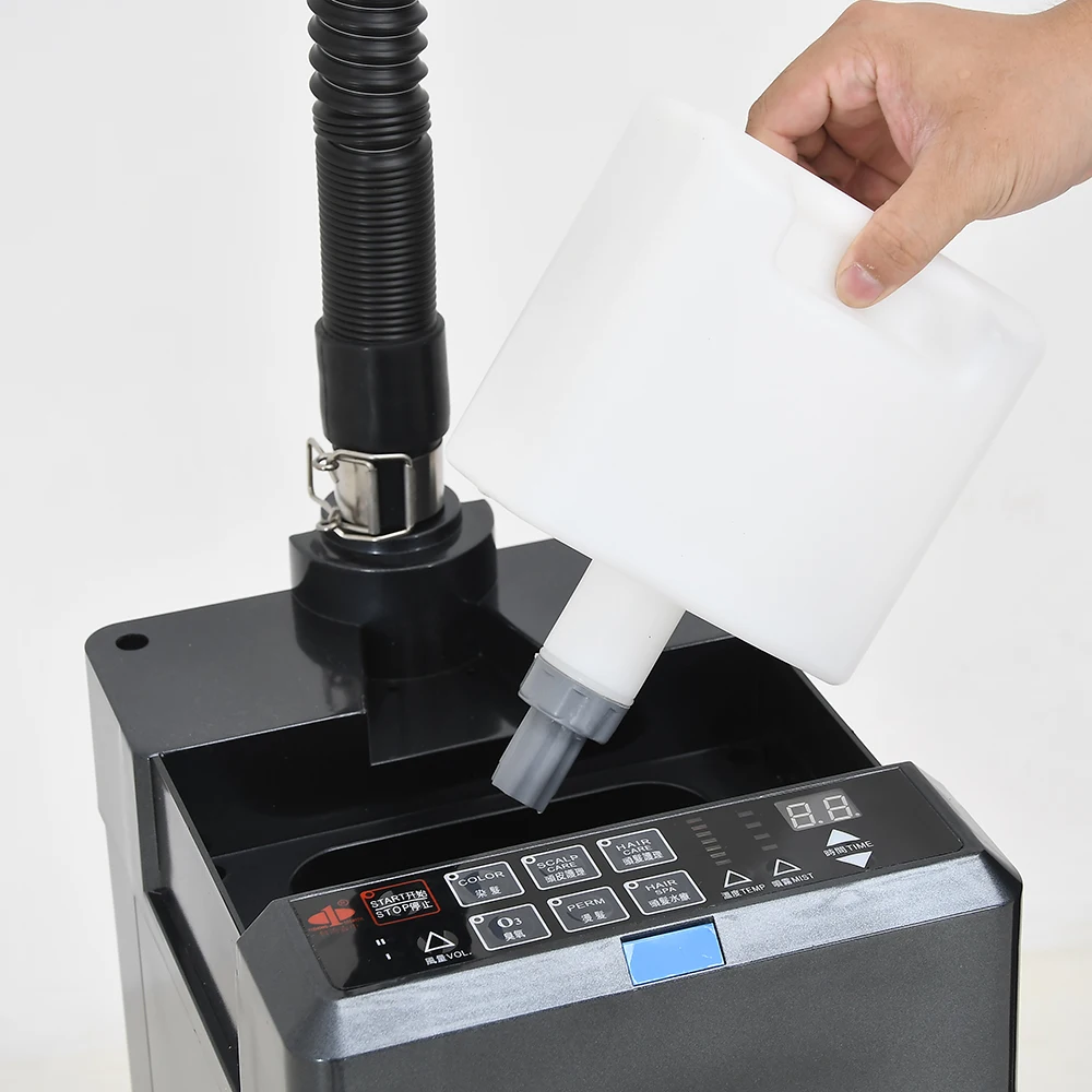 Anion Nano Hair Steamer Scalp Detox System Hair Wash Reclining Chair Table Hair Care Salon SPA Barber Shop