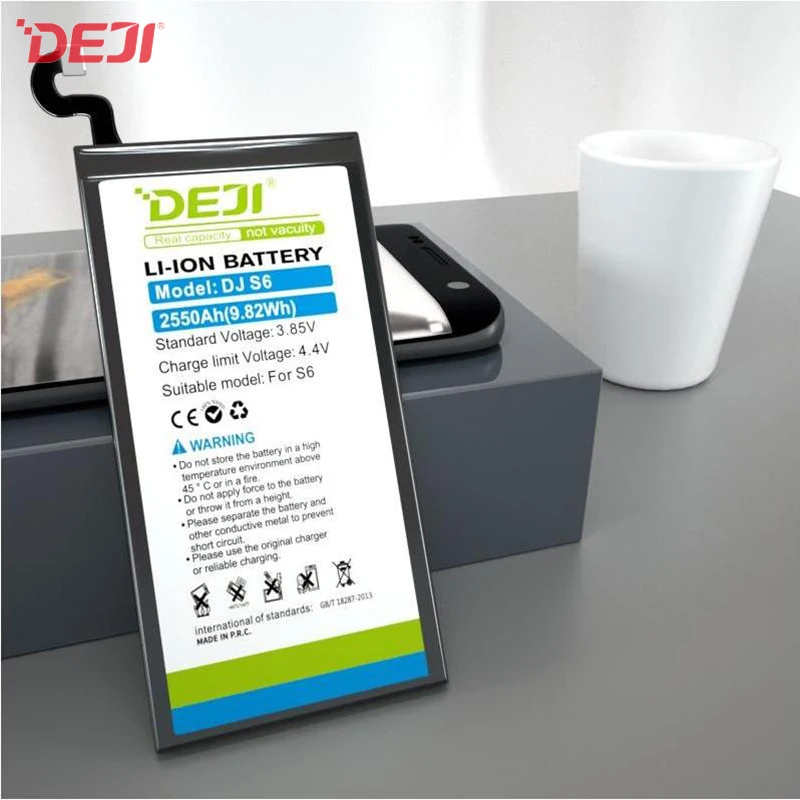 DEJI G9200 G9208 G9209 G920F G920P G920T G920L G920V Battery For Samsung Galaxy S6 EB-BG920ABE