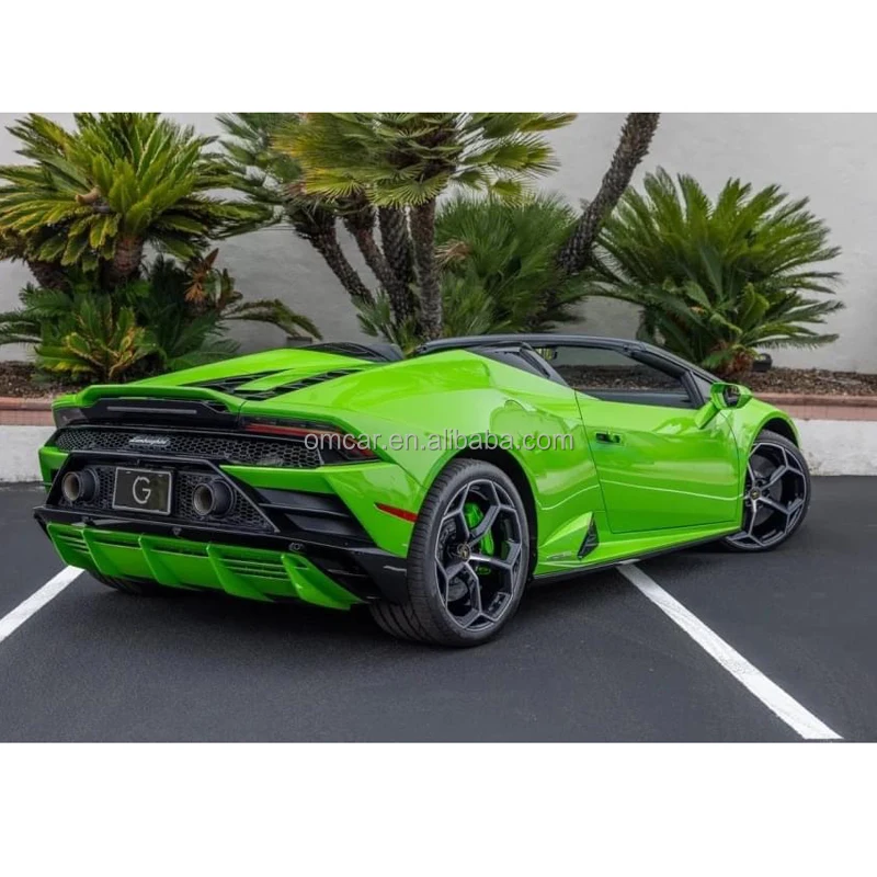 Модернизация до Huracan EVO стиль карбоновое волокно + стекловолокно обвес заднего переднего бампера задний спойлер для Lamborghini LP610 LP580