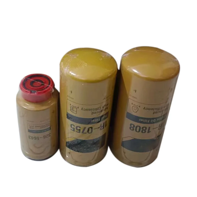 Hongrun New Excavator Engine Fuel Filter 1R-0756 1R0756