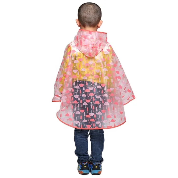 
Fashionable cheap kids raincoats and ponchos/pvc children rain coat 