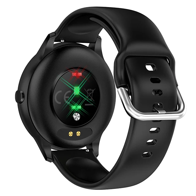 IP68 body temperature Smart Watch Sport Metal Round Case Heart Rate Sleep Monitor Waterproof Smartwatch