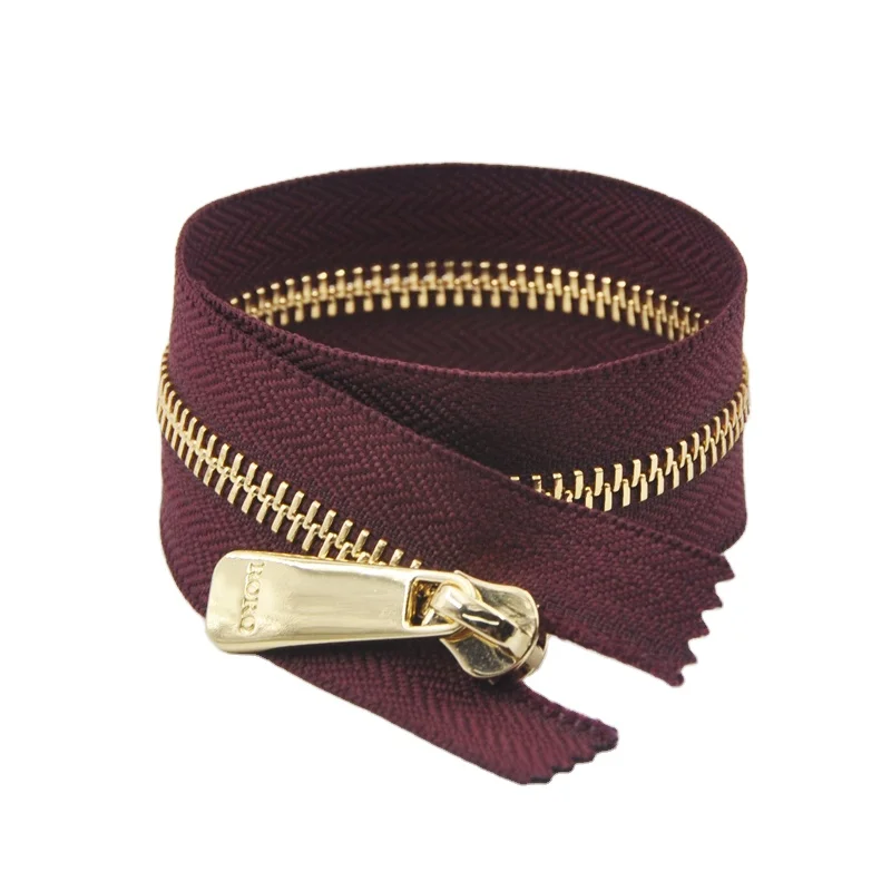 
Gold Metal Zippers Set Y Teeth China Supplier Buy Custom 5# Open End In Bulk Long Tape Rolls By The Yard For Jackets 