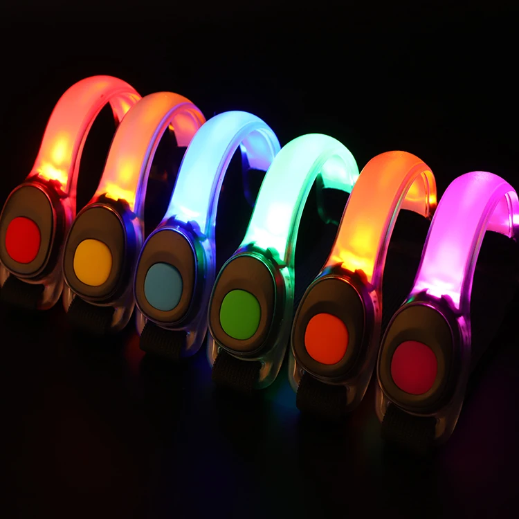 Customized Logo PVC Flashing Light up Outdoor Sports Night Running Armband Led Armband for Running