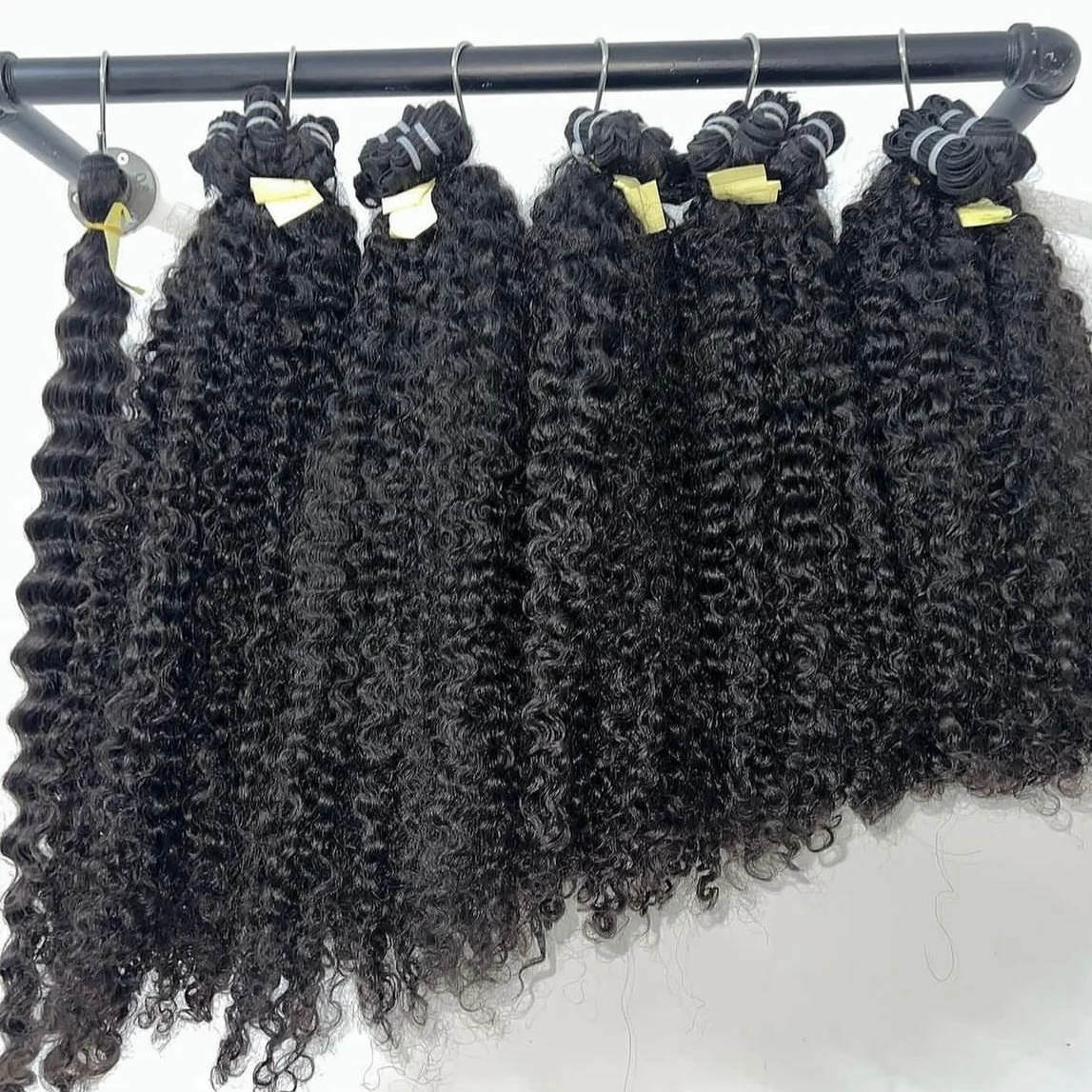 Raw human hair extension raw Vietnam Indian hair Burmese Curl natural wavy Burmese curly Raw hair bundles