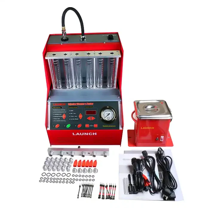 CNC-602A fuel injector cleaning machine Gasoline car injector diagnosis ultrasonic high pressure cleaning machine