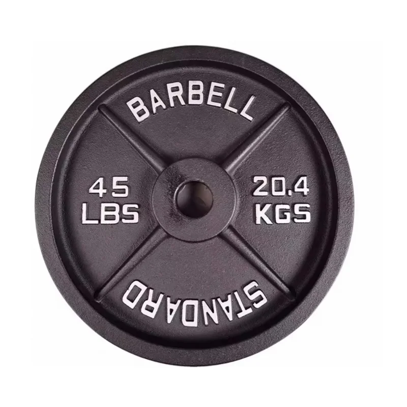Chinese New Product Weightlifting Standard Cast Iron Barbell Board Suitable for Fitness Competition Weightlifting Board