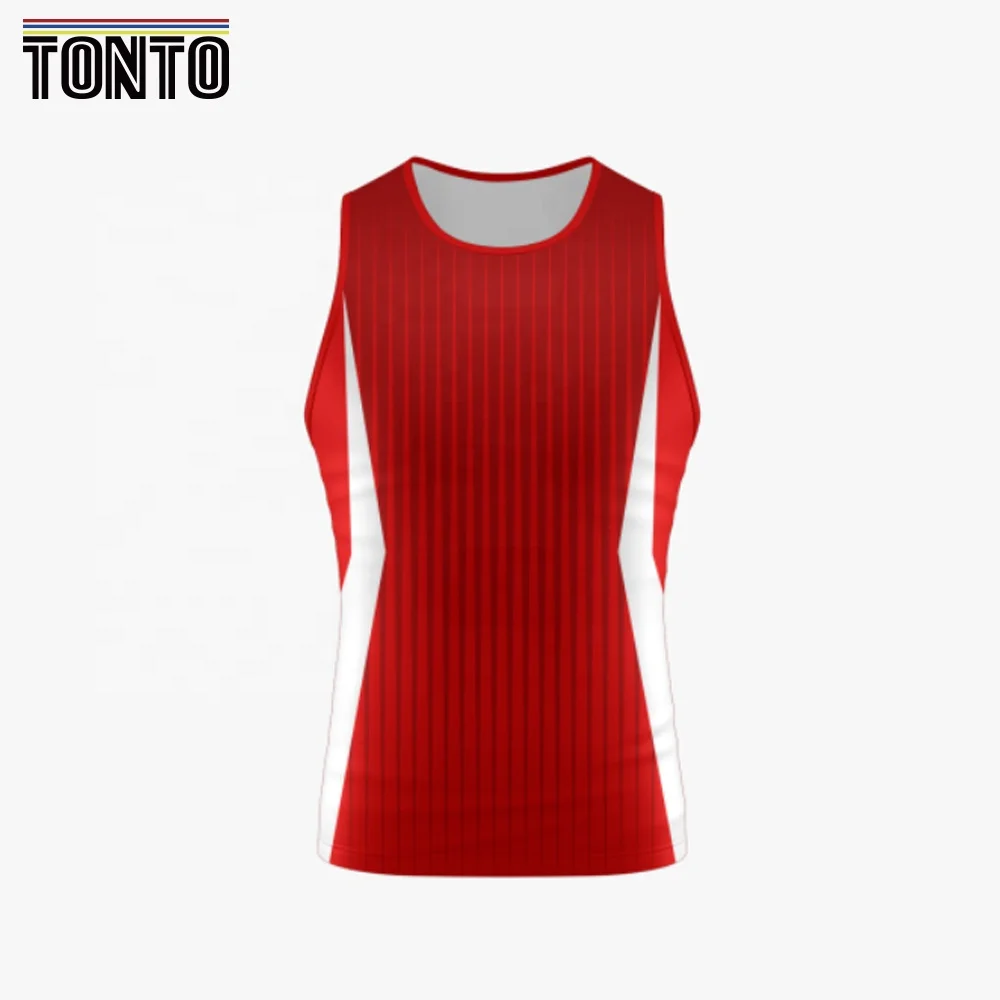 custom sublimation singlet boy children for men