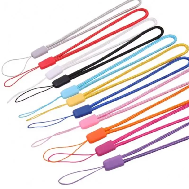 Ruilianshipin Stock Plastic Loss-Proof Telephone Line Spring Ropes, Key Chain Mobile Phone Lanyards Candy Color/