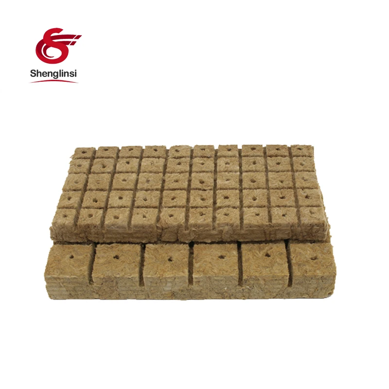 Vacuum Tray Seeder 3x3x4cm hydroponic agricultural rock wool cubes rock wool farm