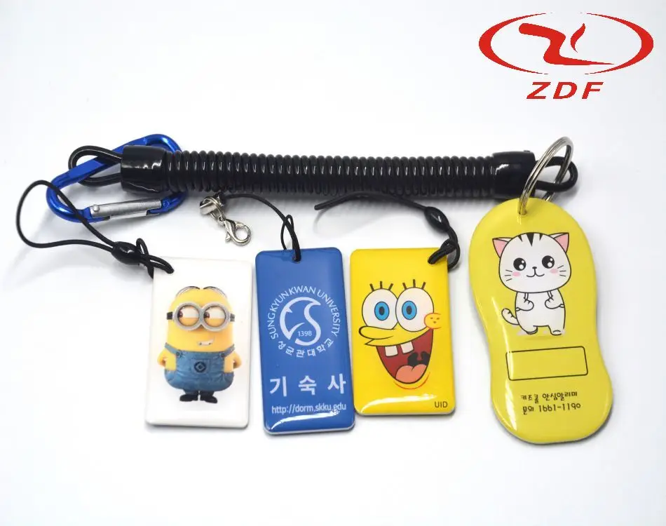 OEM Factory Best Plastic Printing Product High Quality Epoxy Resin Card Keychain Label