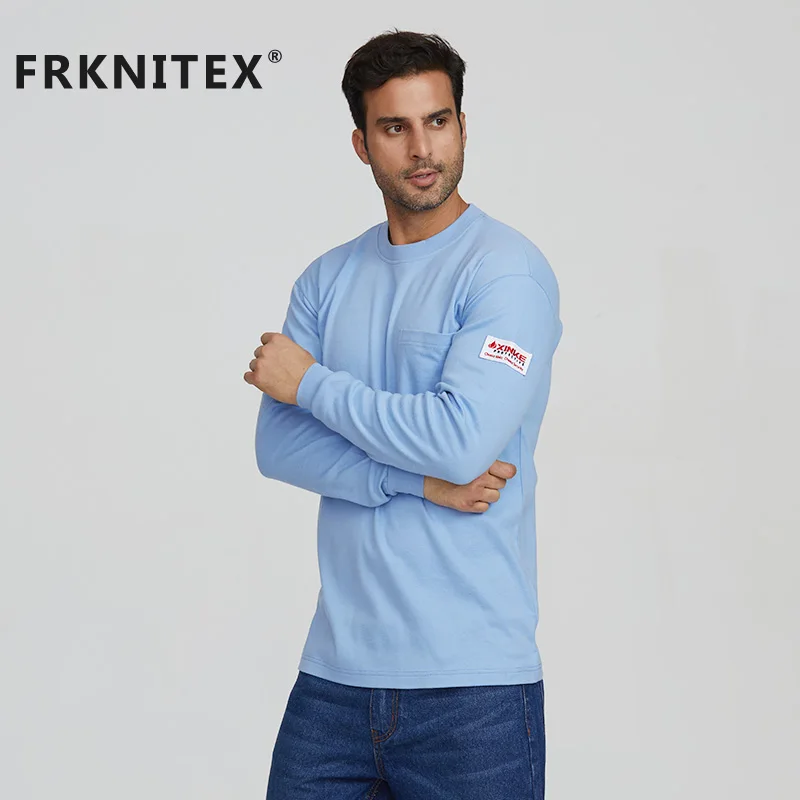 Custom Mens Safety Flame Resistant  Workwear FR Breathable Shirts For Worker