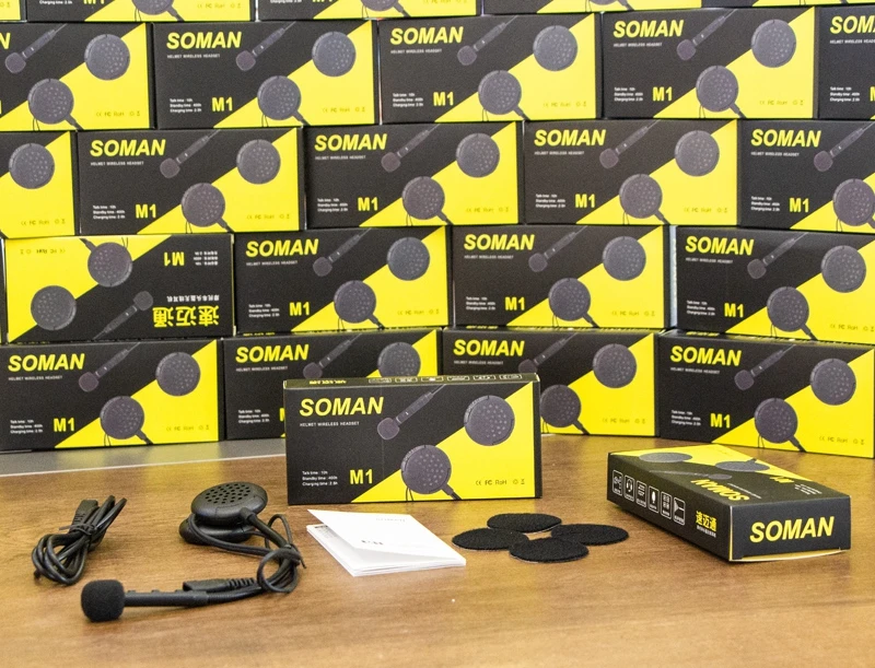  Мотогарнитура Smart BT для мотоциклетного шлема с микрофоном SOMAN