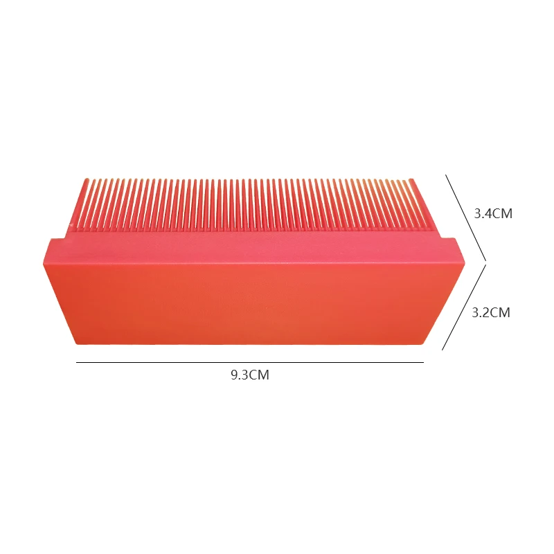 Carbon Fiber Plastic Style Barber Straightening Comb Attachment Fit Hair Straightening Hair Matching Tool flatiron comb