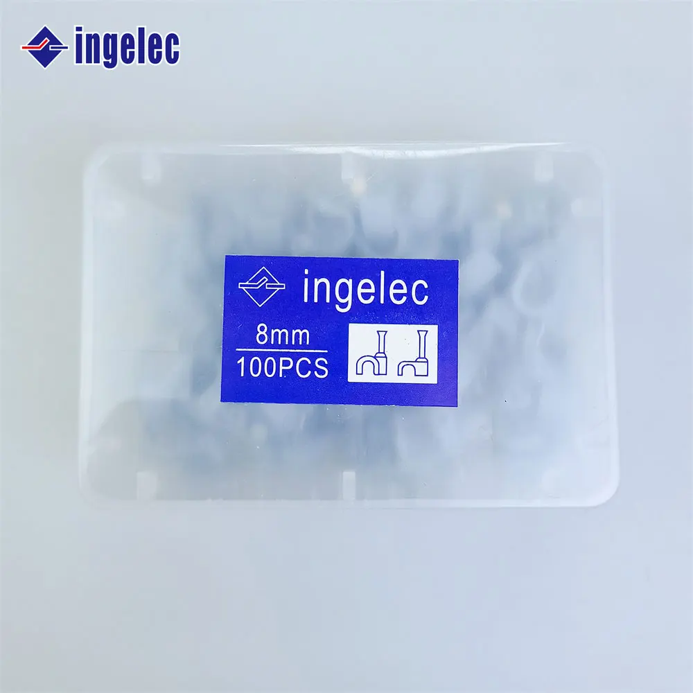 Пластиковые круглые зажимы для проводов Ingelec регулируемые плоские высококачественные официальные прямые