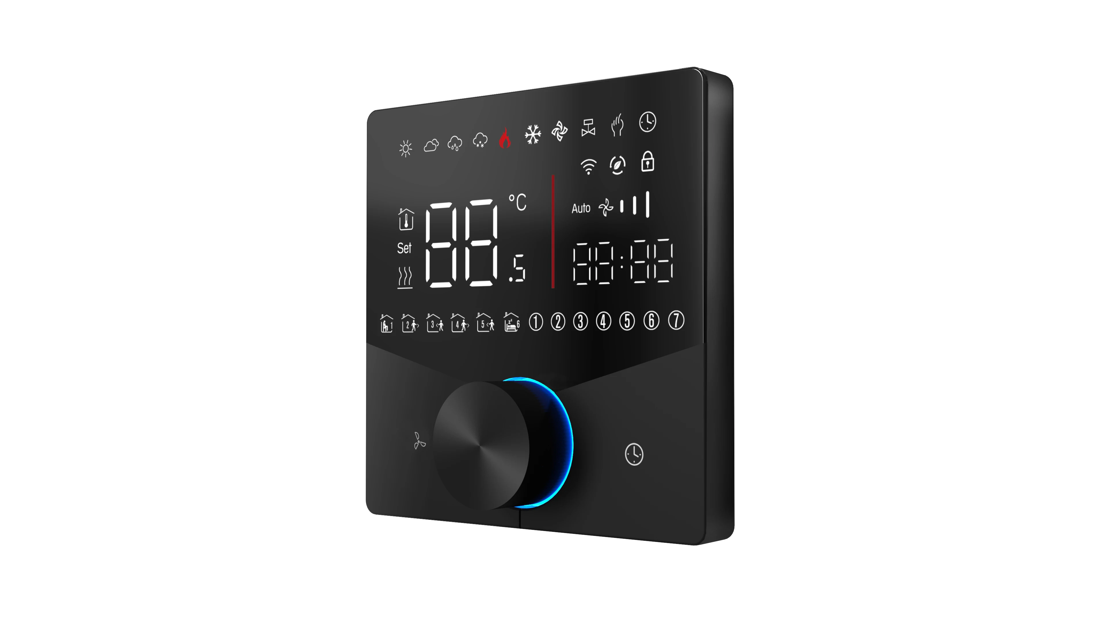 Умный дом Tuya 2 трубы 4 Modbus программируемый цифровой термостат для отопления помещения регулятор температуры