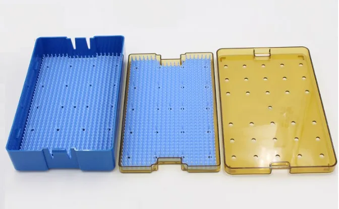 Sterilization  Silicone Mats Medical Disinfection Tray Case Box  For Ophthalmic Medical Instruments