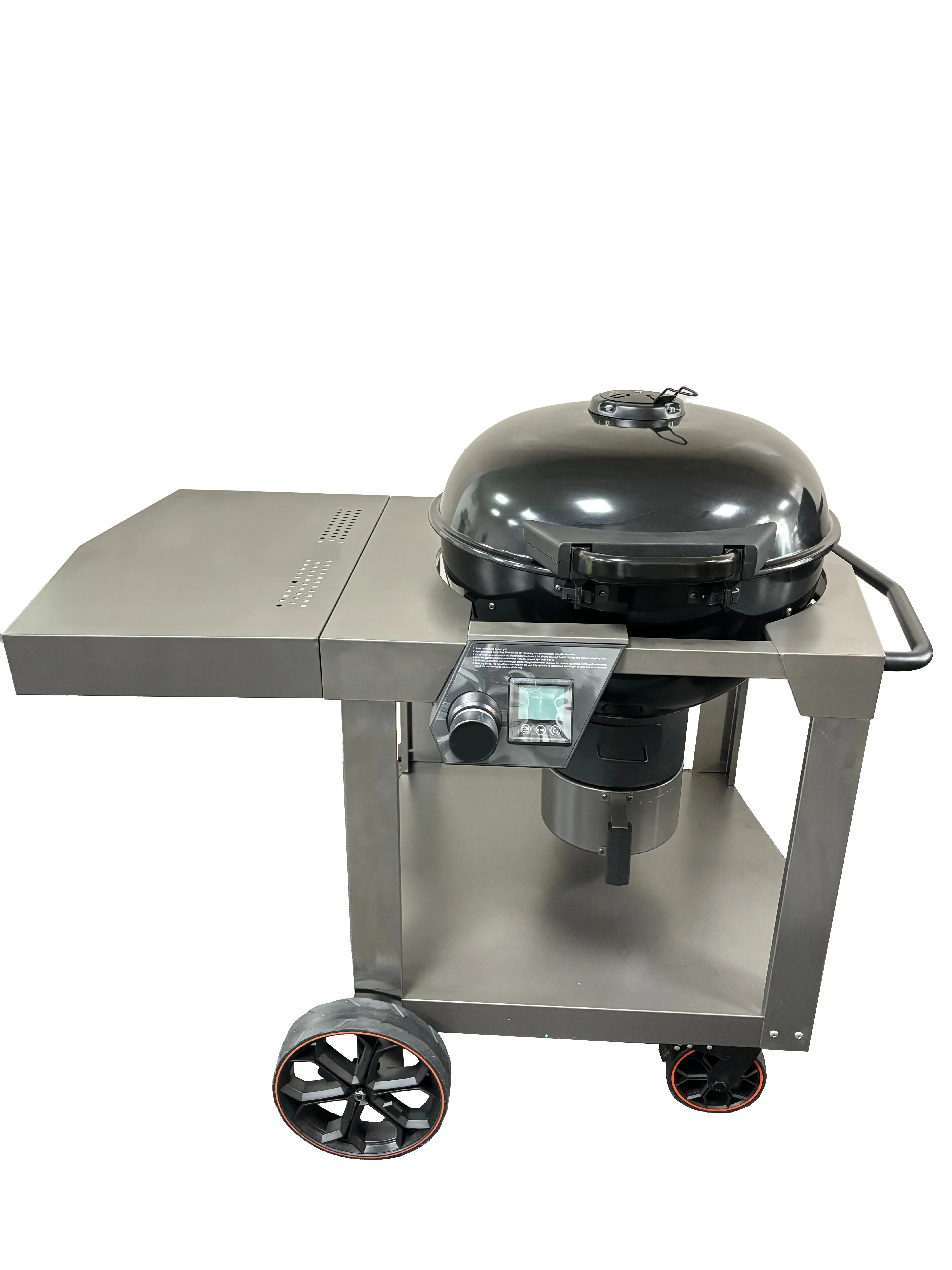 In Stock Smart Temperature Control Charcoal Grill Bbq Trolley Bbq Grill With Table For Home Garden Patio Backyard