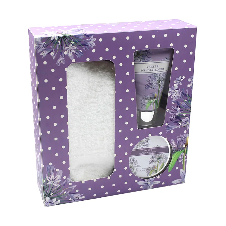 WOODEN BOX Holiday Bath Brush Gift Set For Women