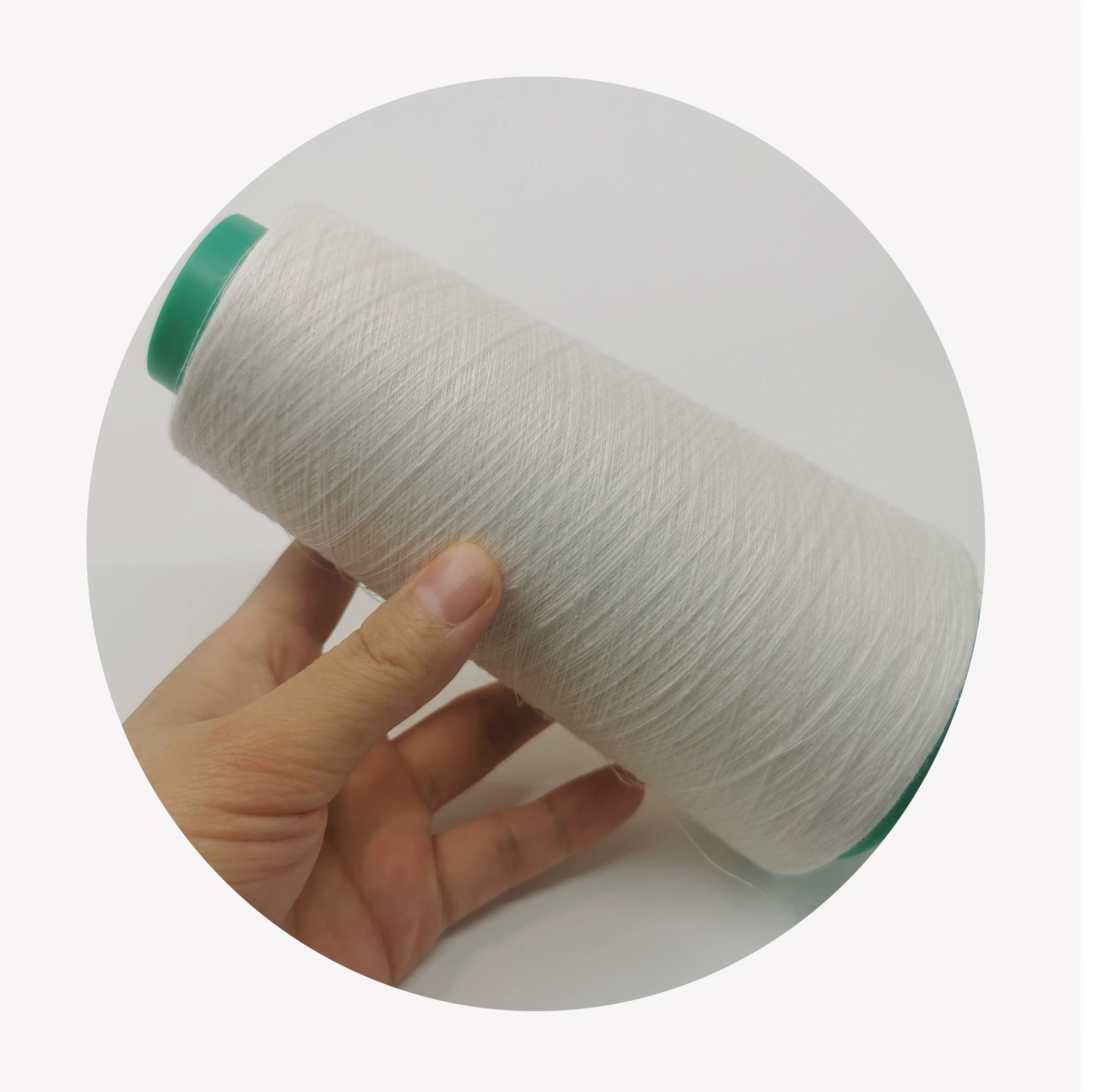 Натуральная Антибактериальная отбеленная льняная пряжа для плетения