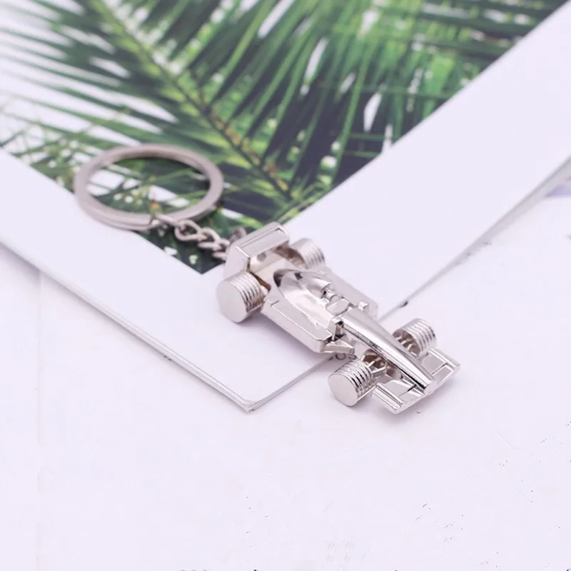 Hot Sale Custom Metal Car Keychain F1 Race Car Key Chain