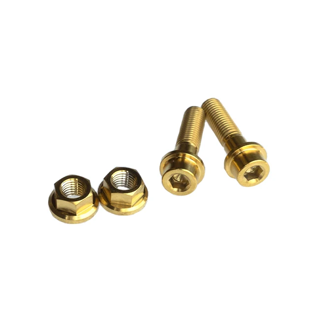 Titanium  gold  12 points bolts M7*27   M7*32