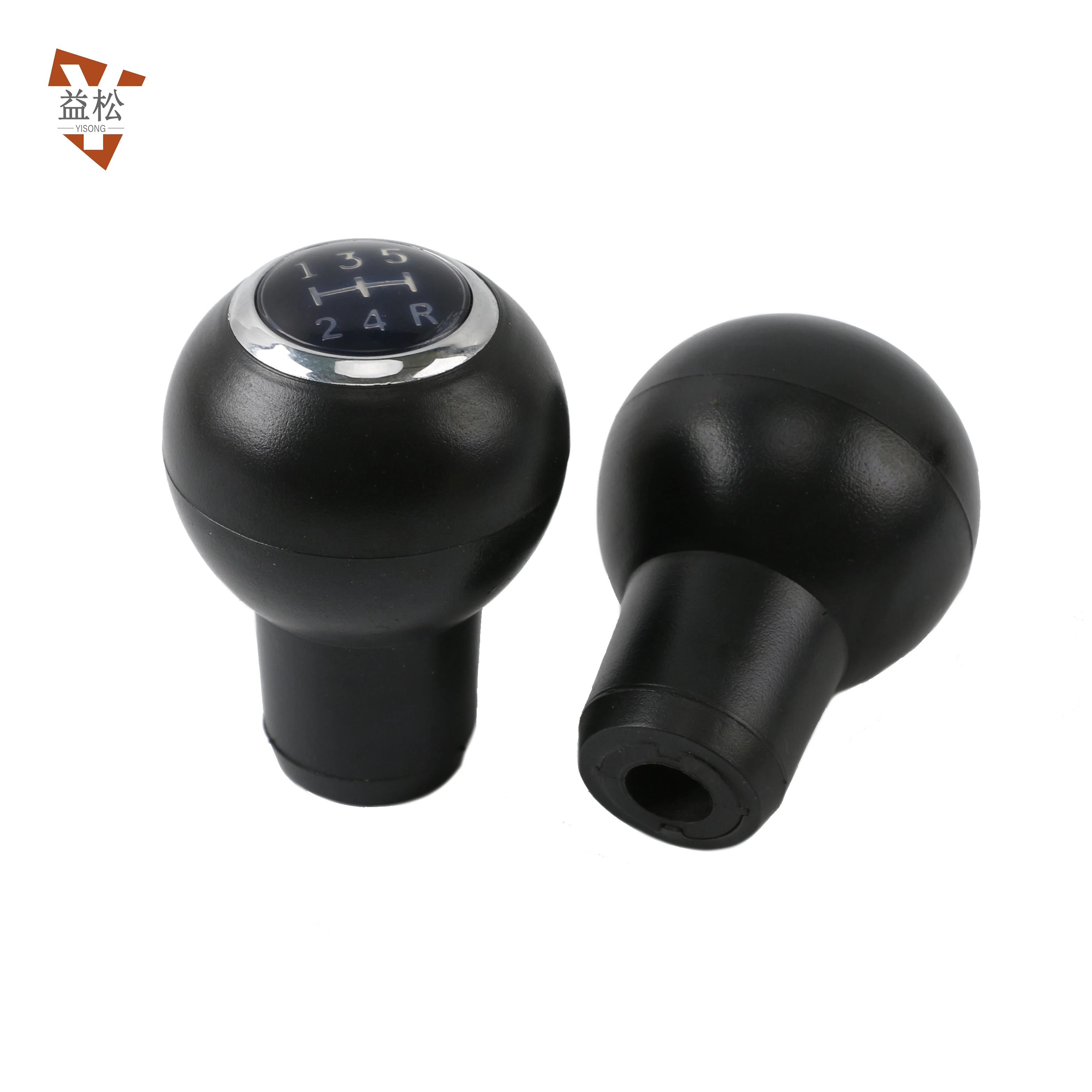 Factory manufacture plastic 5 speed black car gear shift level knob for KIA Sportage