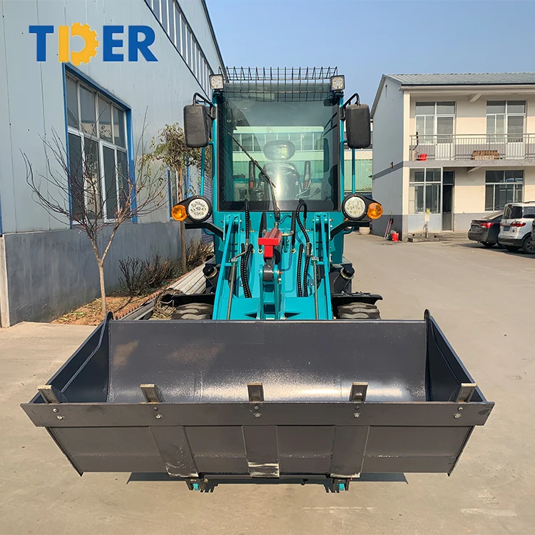 TDER cheapest china smallest electric diesel wheel loaders mini ARTICULATED front end loader mini loadere for EPA price