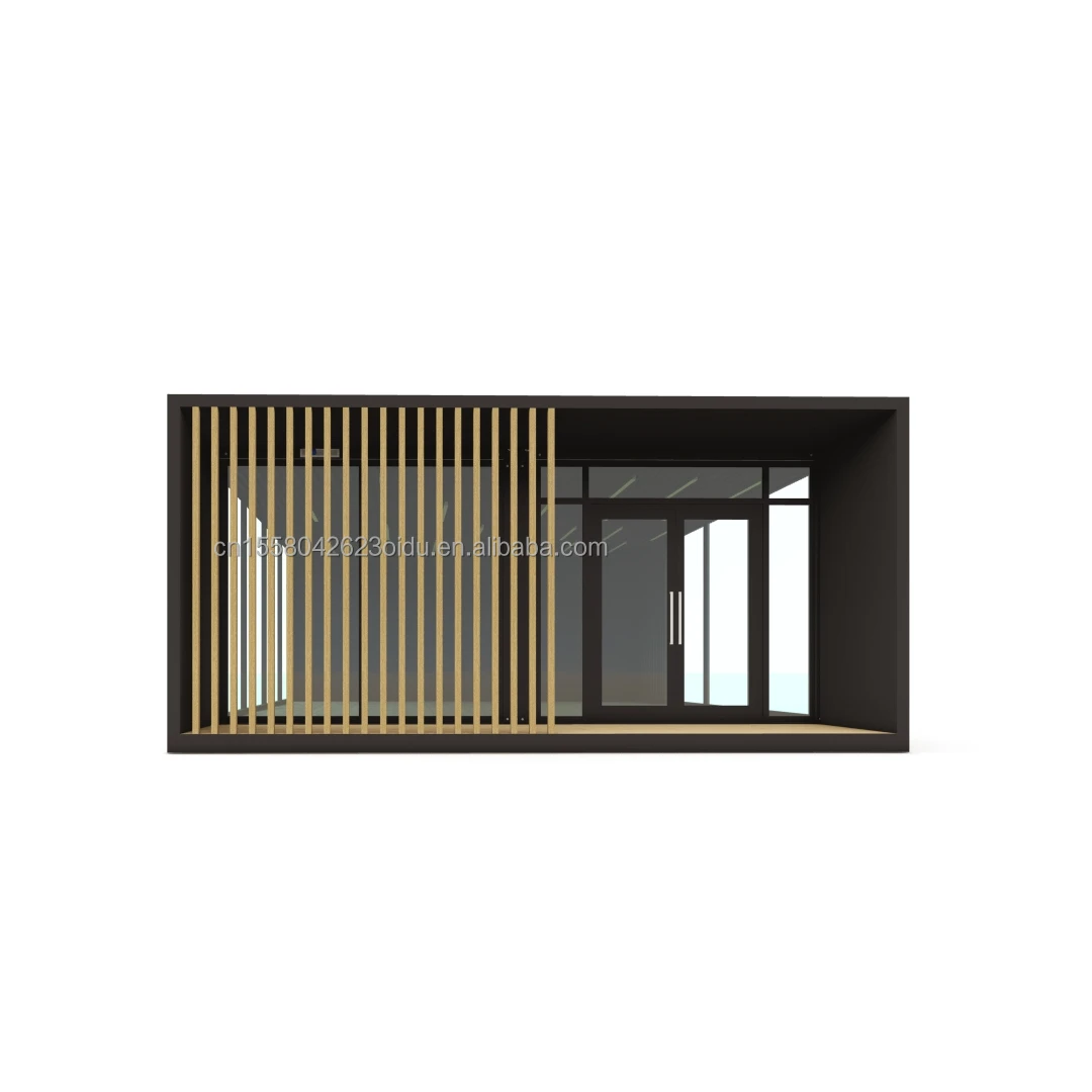 20ft Deluxe Prefabricated Room Prefabricated Container Villa Cheap Gym Shop Flat Package