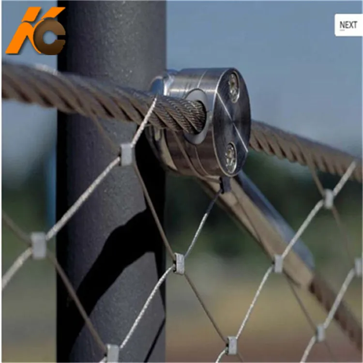Kangchen   stainless steel cable mesh  Balcony railing Steel Net  /staircase railing protecting Mesh