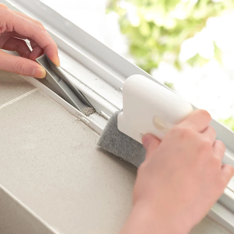 Creative Groove Cleaning Brush Window Magic Cleaning Brush Quickly Clean All Corners and Gaps