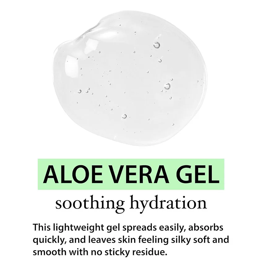 Wholesale Organic OEM Pure Aloe Vera Gel Face Skin Care All Skin Types Aloe Vera Moisturizer Soothing Cream Aloe Vera Gel