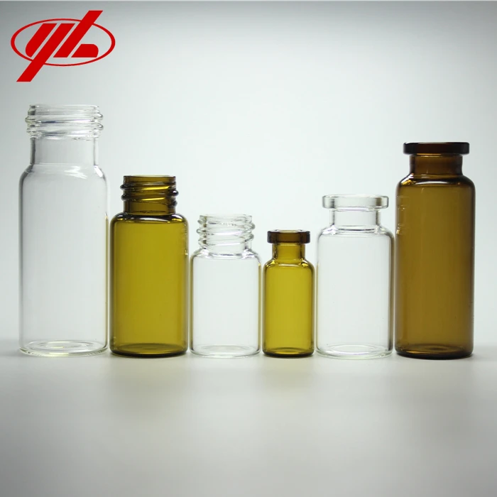 2ml 3ml 5ml 10ml 20ml 30ml Shandong Youlyy Pharmaceutical Injection Clear or Amber Borosilicate Tubular Glass Vial