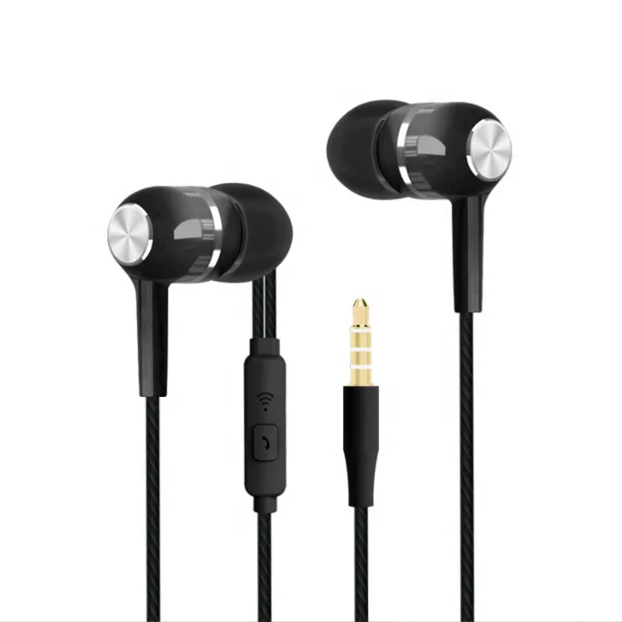 Sports Bass Call Earphones In-Ear Wire Control With Microphone Wired Cheap Headphones Manufacturer