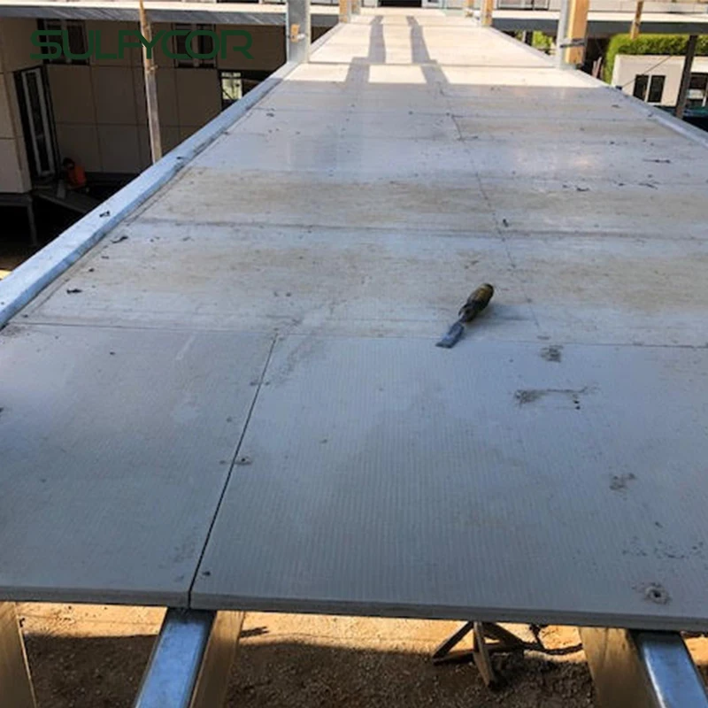 High strength Sulfycor fireproof floor 16-20mm tongue and grooved sulfate mgo board for magnesium oxide subflooring board