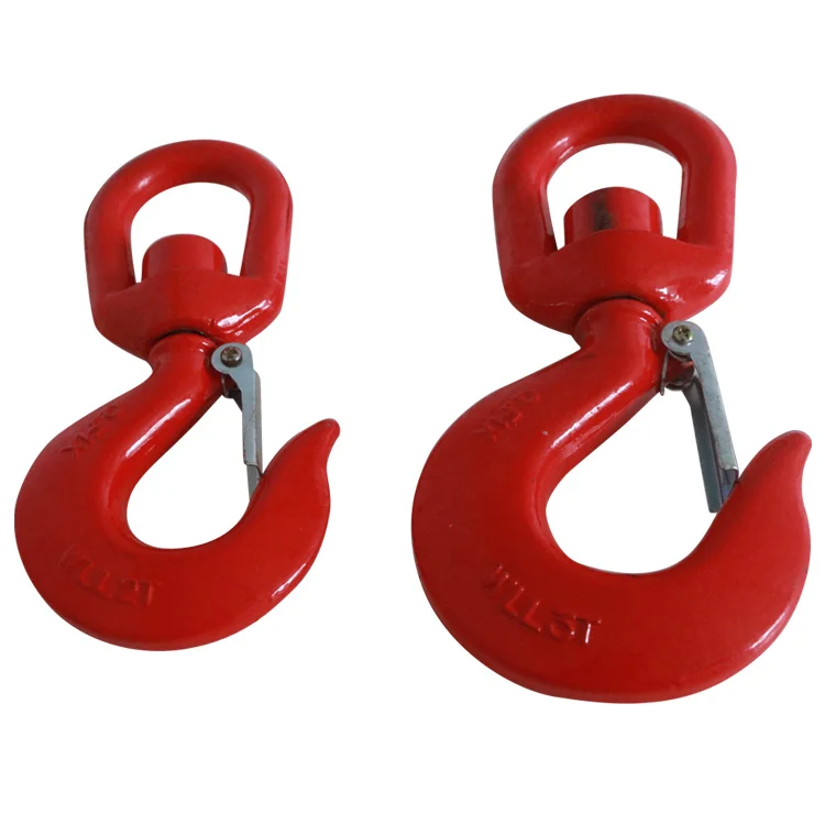 Baot Drop Forge Alloy Steel G80 Crane Eye 5ton Lifting Swivel Safety Hook