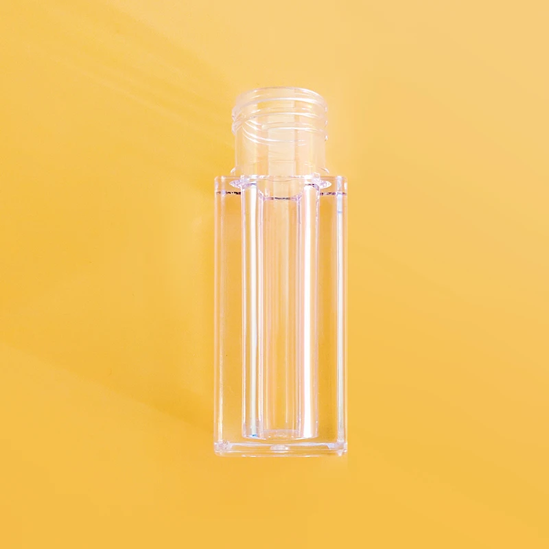 pink square lipgloss tubes OEM empty gold  lipstick tube lip gloss tube  for Liquid Eyeshadow 5ml 7ml