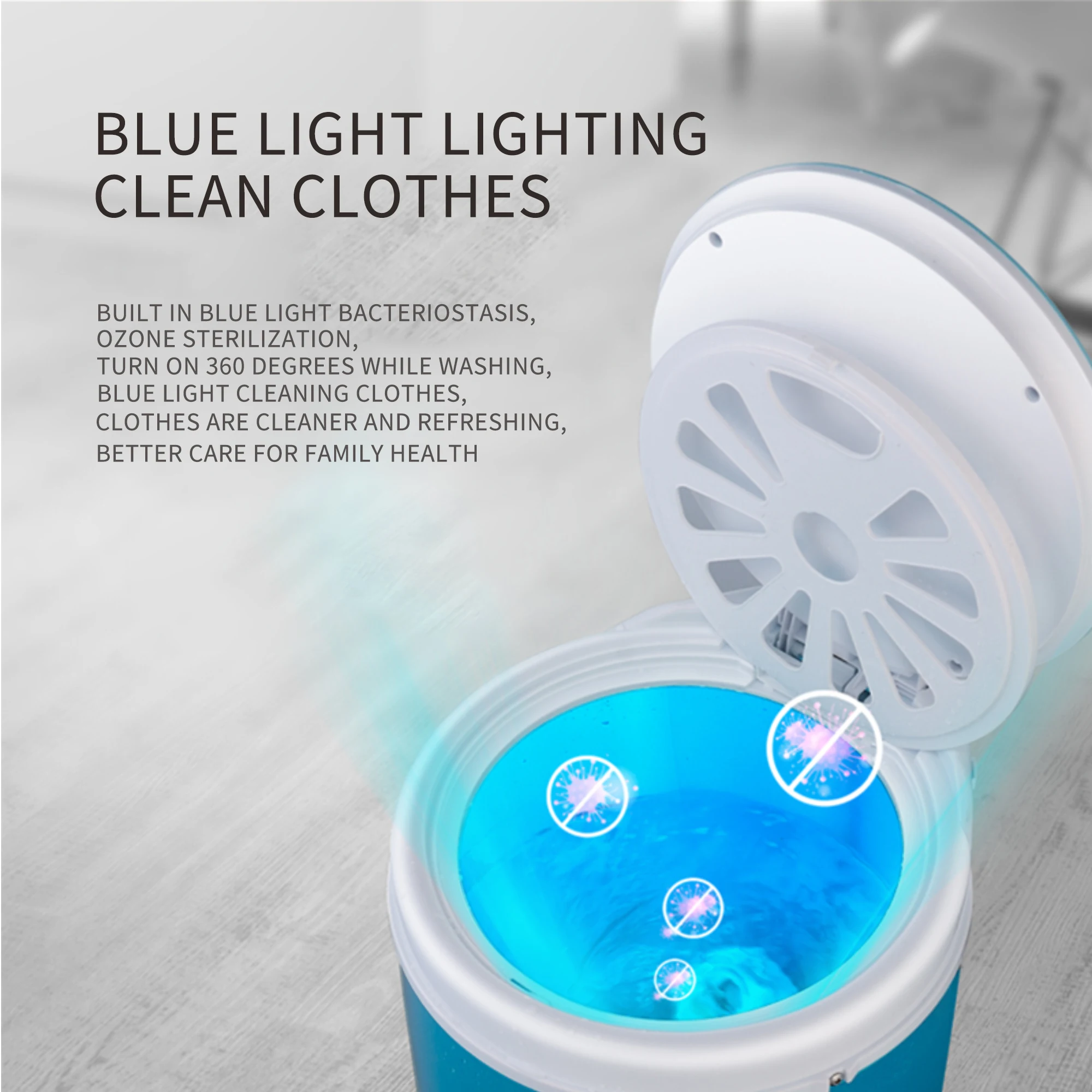 Durable Using Bucket Washing Machine Portable Laundry Washing Machine
