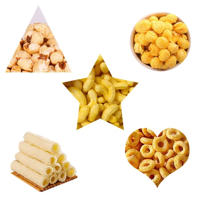 High-quality	large capacity corn puff making machine corn puff extruder machine extruder machines commercial