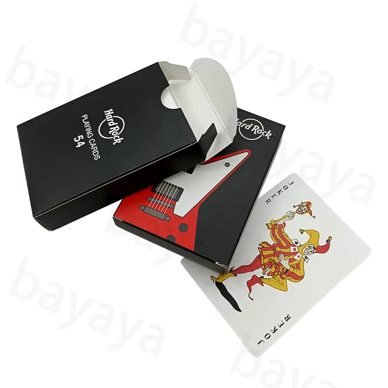 Environmentally Friendly Material Exclusive Designs Party Entertainment Celebration Custom Playing Cards Both Sides Poker Cards