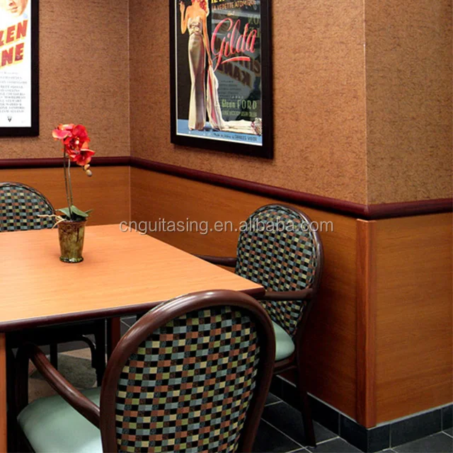 PVC Wooden Corner Guard Decorative Wall Protector