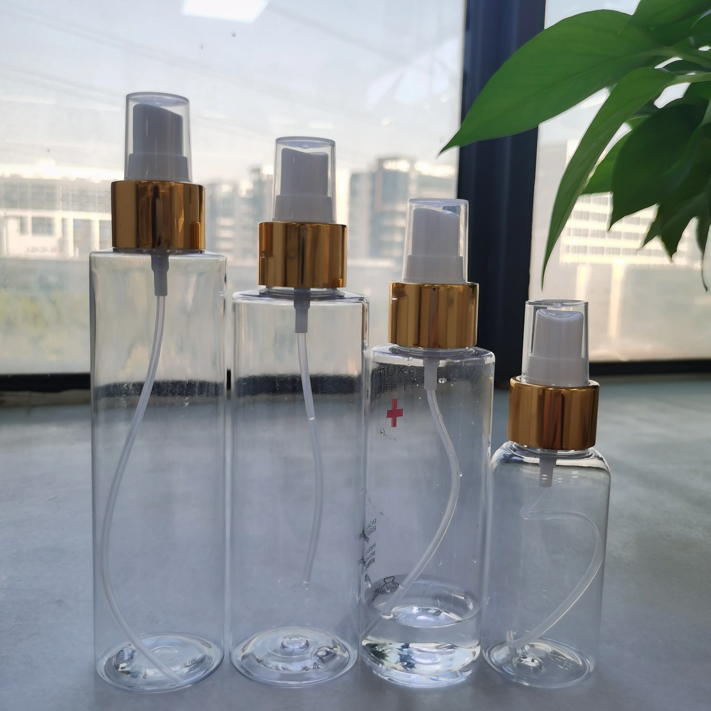 Hot Sale Cheap Price Travel 120ml 150ml 200ml 250ml pet Spray Bottle Plastic Mist Spray 100ml Bottles